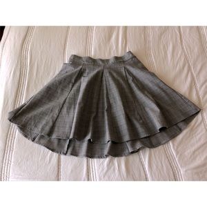 Plaid skater skirt